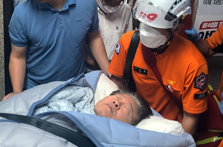 Opposition leader taken to hospital on 19th day of hunger strike