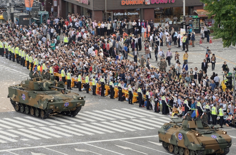 Seoul prepares for first major military parade in ten years