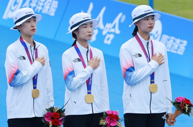 S. Korean women dominate recurve archery at Asian Games