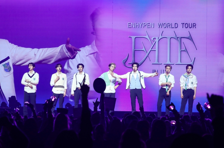 Enhypen's 'Fate' tour draws 85,000 fans in the US