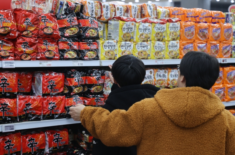 Dried seaweed, ramyeon exports hit new highs