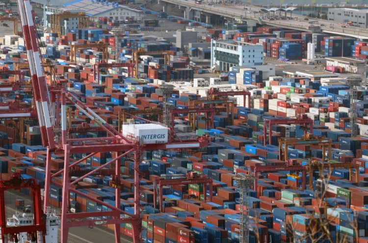 S. Korea's export-import cargo gains 1% in 2023 on exports recovery