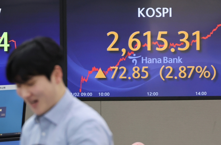 Seoul shares spike nearly 3% on tech earnings