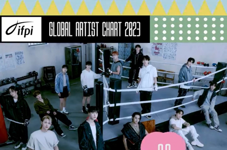Seventeen, Stray Kids, TXT and NewJeans claim top 10 of IFPI's Global Artist Chart