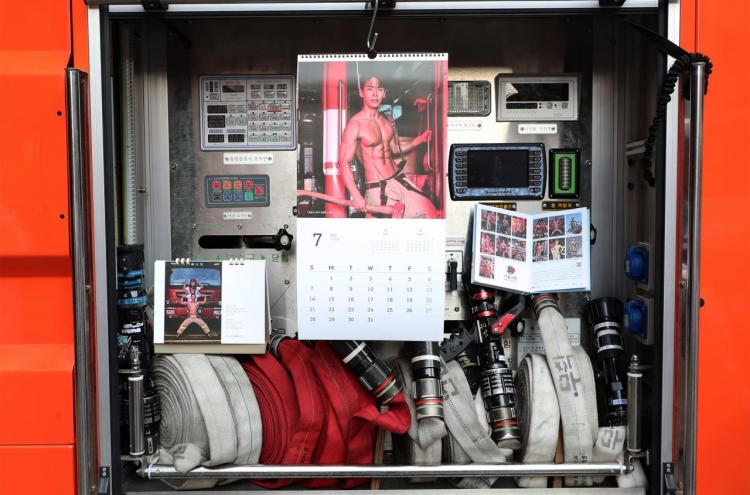 Muscled firemen calendar raises W1b for burn victims over decade