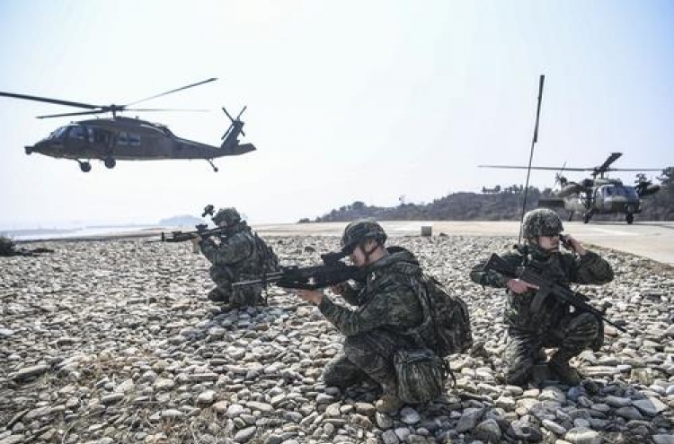 S. Korea conducts large-scale military exercises near border islands