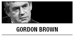 [Gordon Brown] Crafting a global rescue for Europe’s financial crisis