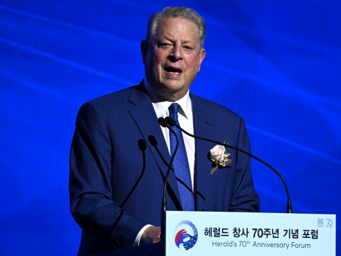  Al Gore calls on Korea to have bigger climate ambitions