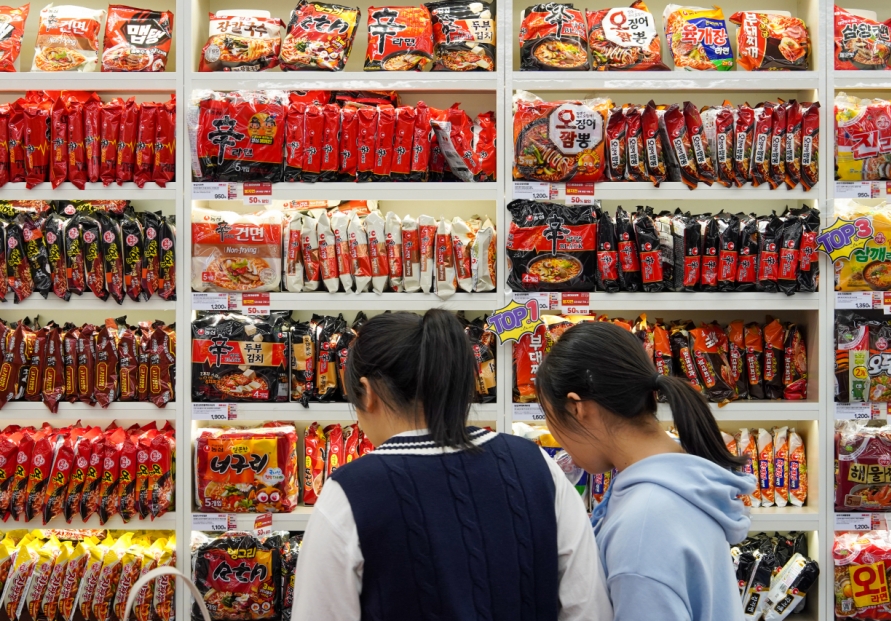 S. Korea's exports of instant noodles surpass $100m for 1st time in April