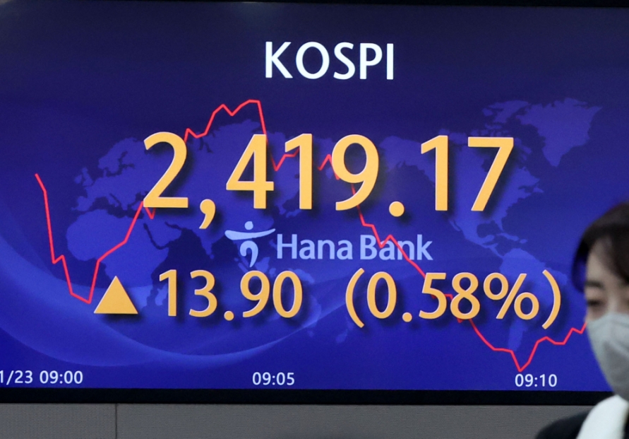Seoul shares open higher on Wall Street gains