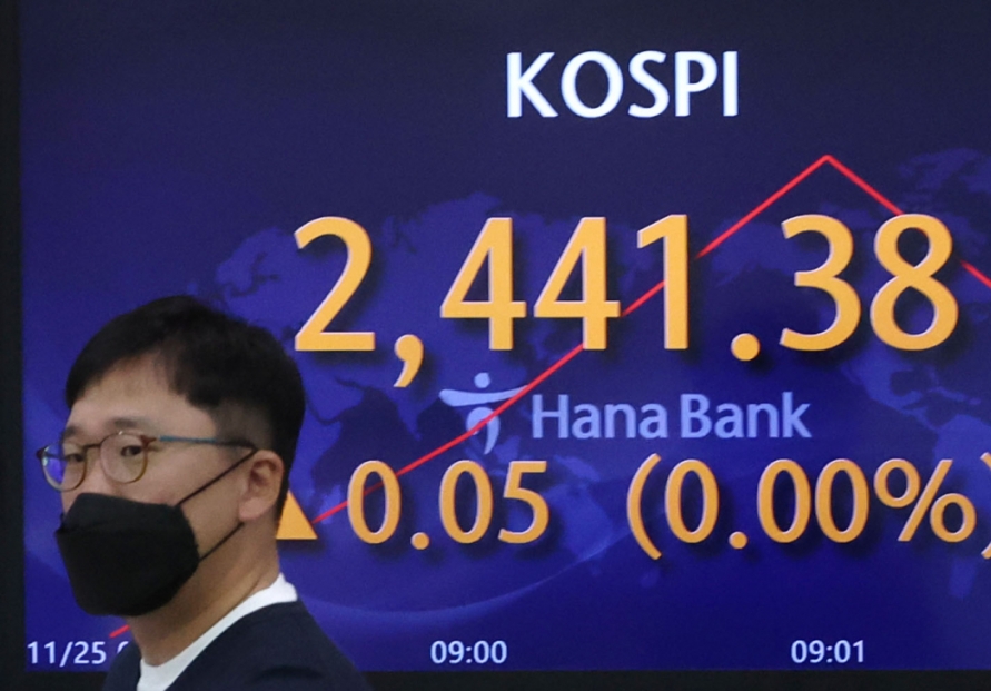 Seoul shares open lower amid lingering recession concerns