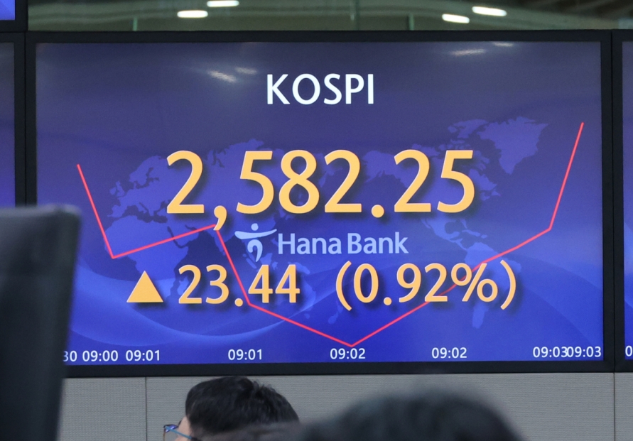 Seoul shares open higher as US debt jitters ease