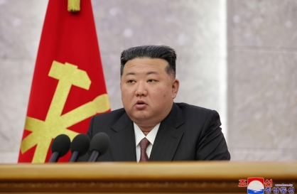 N. Korea opens party plenary meeting with leader Kim in attendance