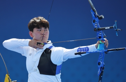 Stings and arrows: Archer hits bullseye despite bee bother