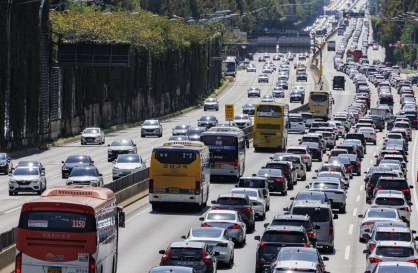 Seoul-bound traffic clogged on 4th day of Chuseok holiday