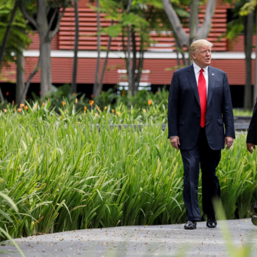 [US-NK Summit] Kim summit helped world avoid 'nuclear catastrophe': Trump