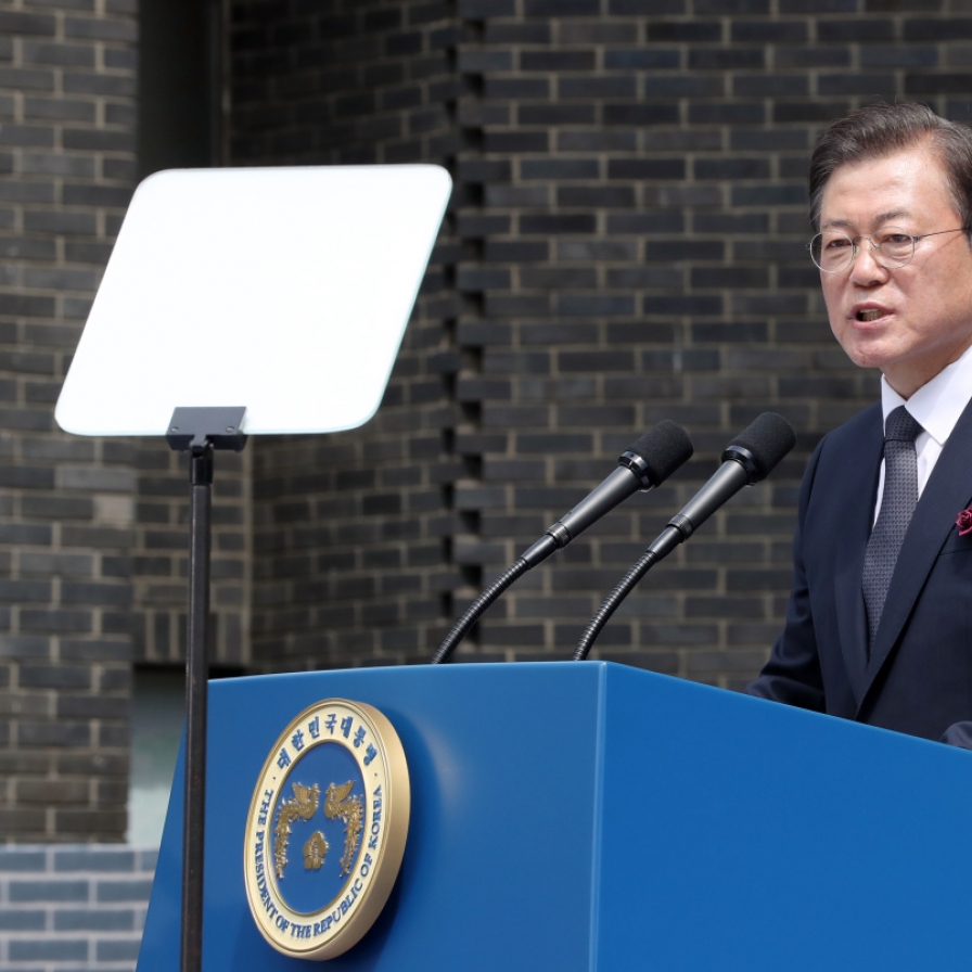 Moon calls for 'bigger democracy' in S. Korea on historic uprising anniversary