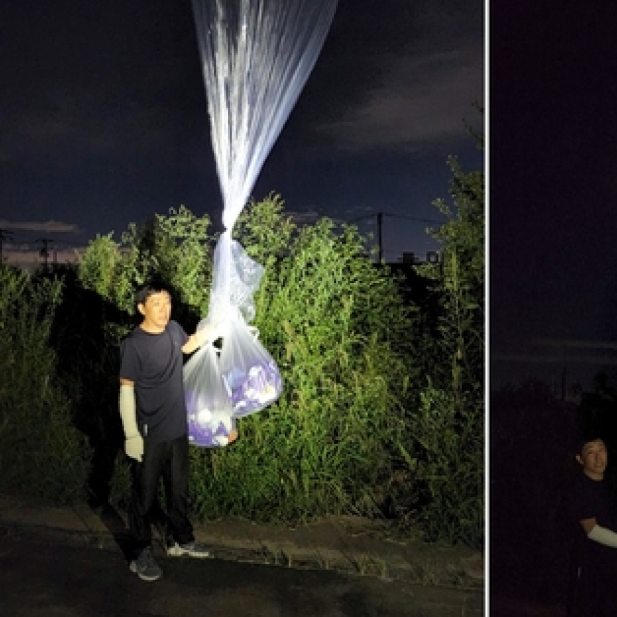 Defector group sends propaganda balloons to N. Korea