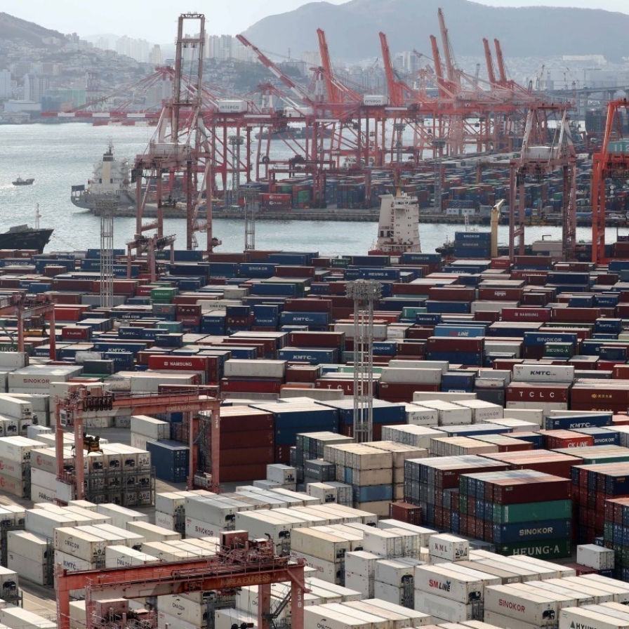 S. Korea posts current account deficit in November amid dwindling exports