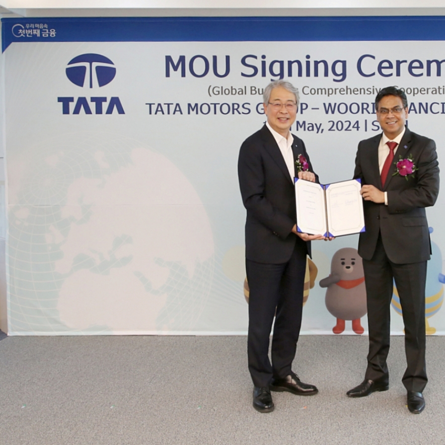 Woori partners with India’s Tata Motors in auto finance push