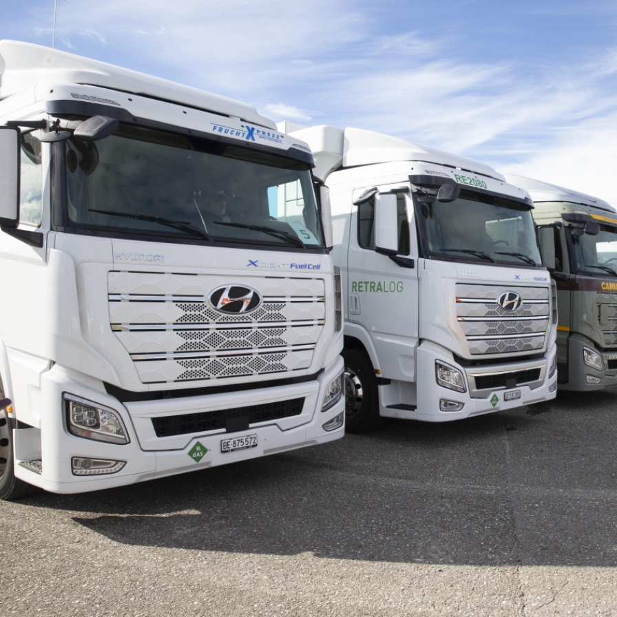 Hyundai hydrogen trucks hit 10m km of emission-free rides in Switzerland