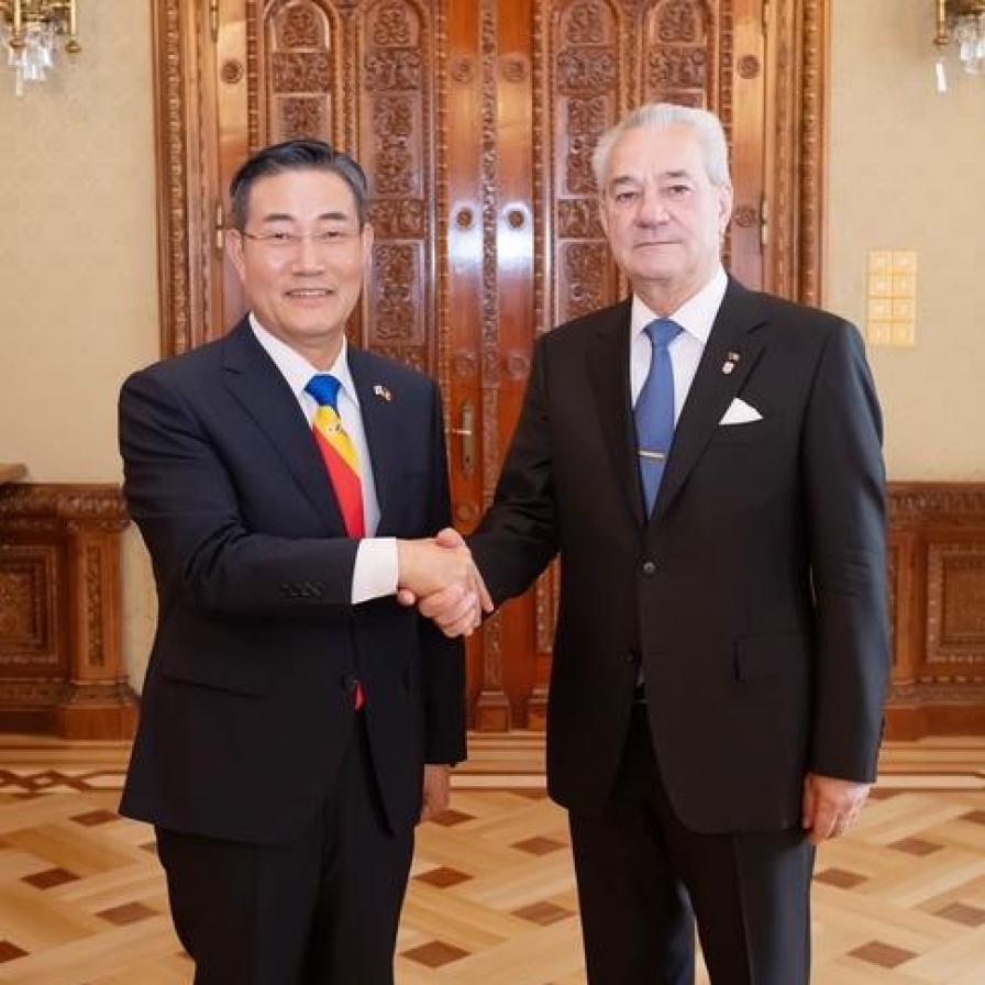 Defense minister discusses arms cooperation with Romanian presidential official
