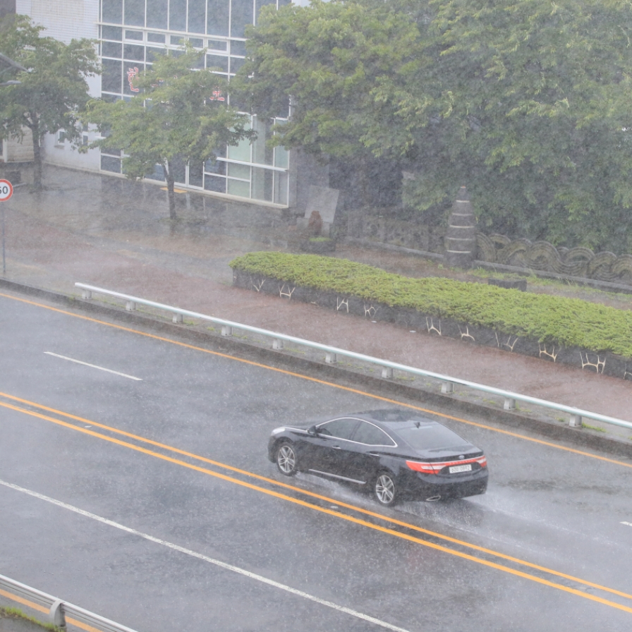 Heavy rain hits southern S. Korea; gov't activates counter-disaster team