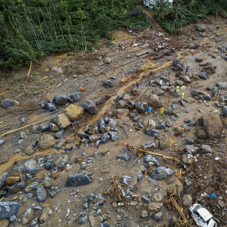 Hopes of finding more survivors in the mud and debris wane after landslides in India kill 194