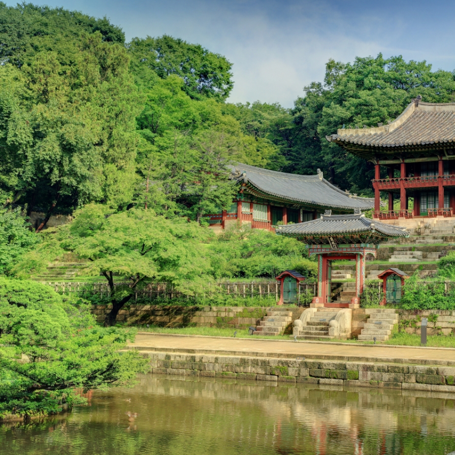 Take quiet morning stroll at Changdeokgung garden