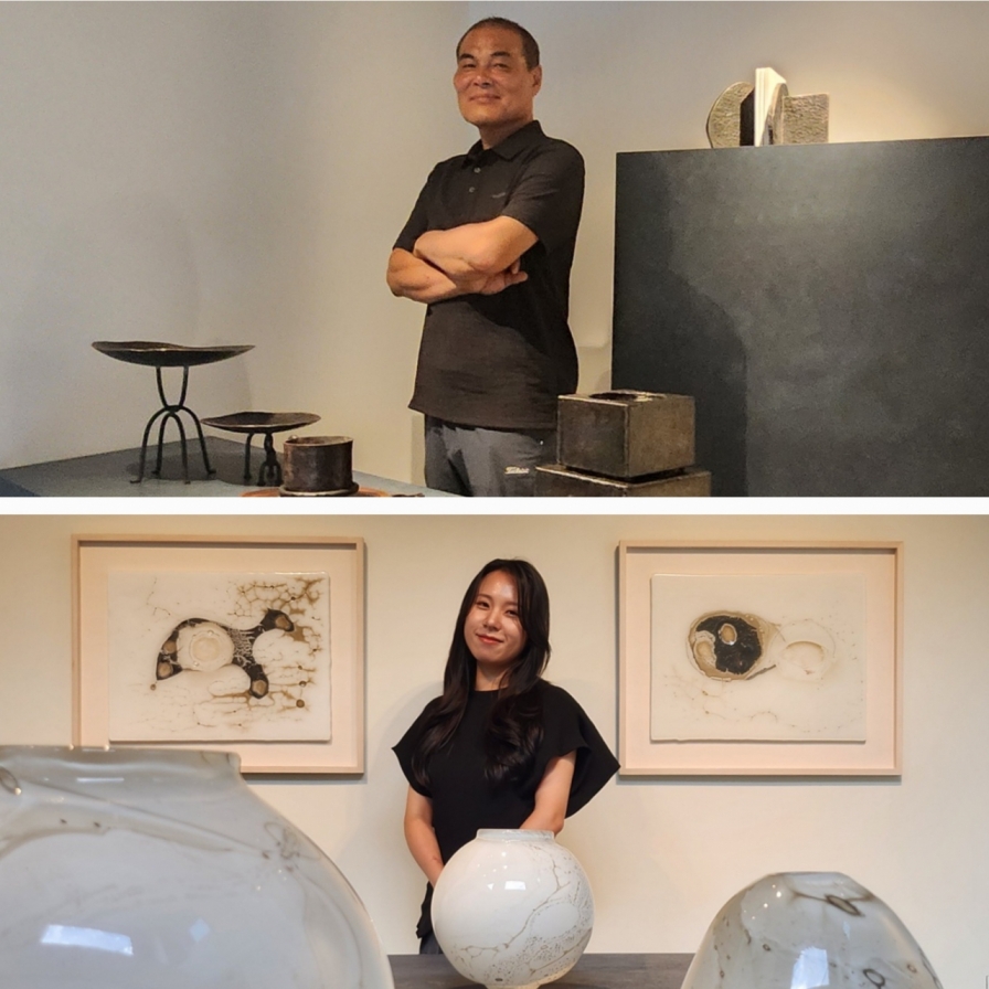 Exhibition juxtaposes iron, glass -- two products of intense heat