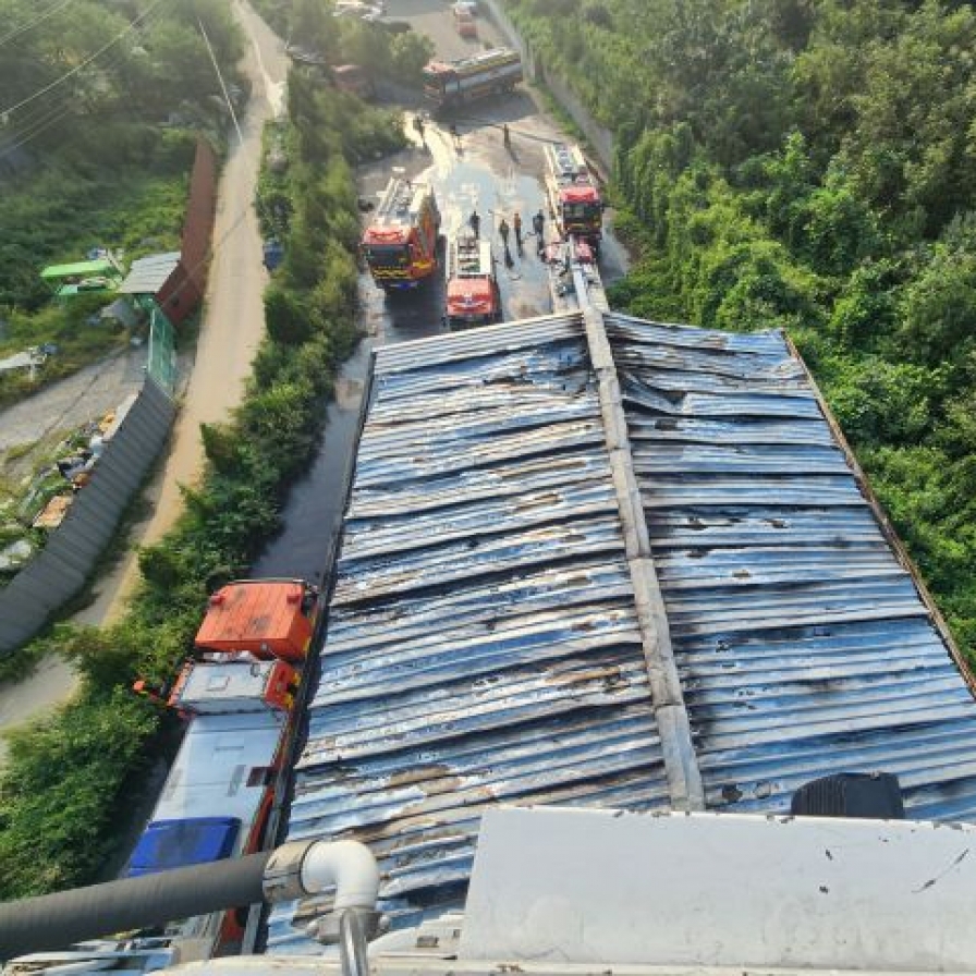 N. Korean trash balloon blamed for Paju warehouse fire