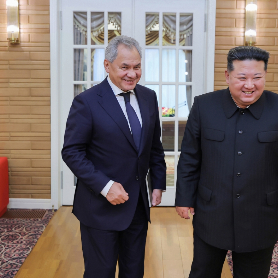 NK leader meets top Russian security official on 1st anniv. of Vostochny summit: KCNA