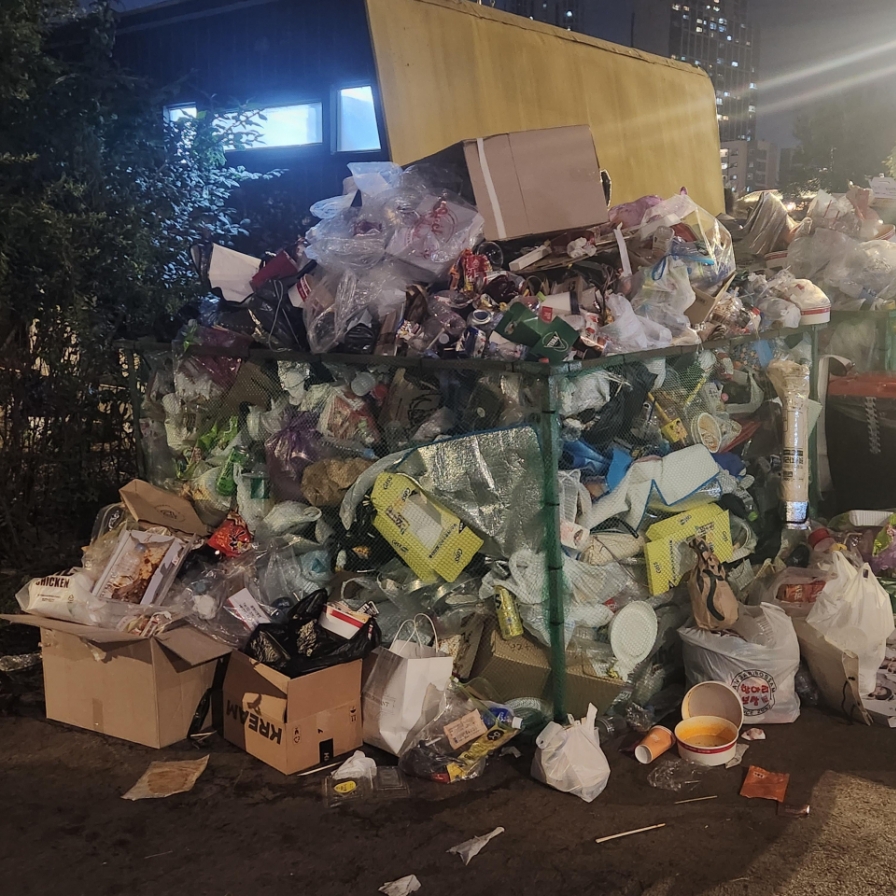 Seoul Fireworks Festival ends smoothly, but leaves piles of trash