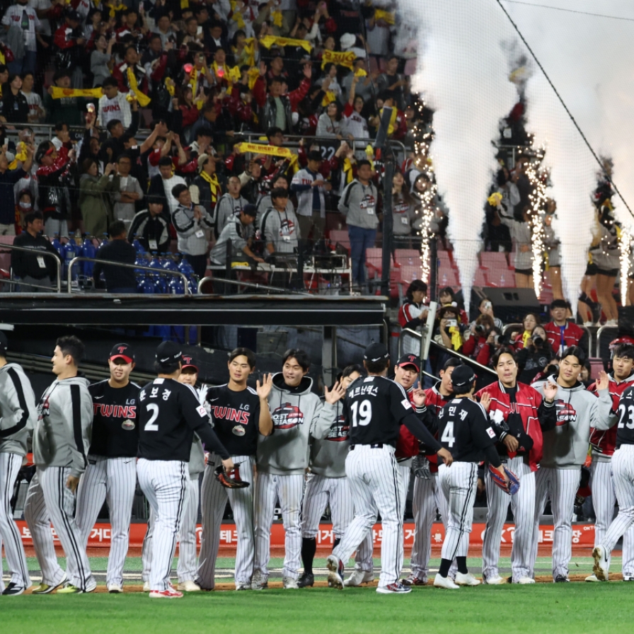 Twins outlast Wiz to reach verge of KBO postseason series win