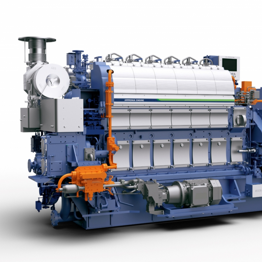 HD Hyundai unveils world’s 1st high-pressure ammonia engine