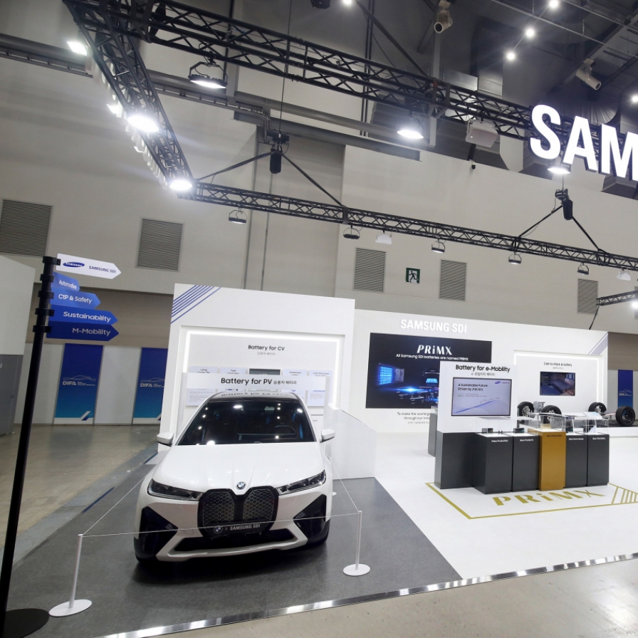 Samsung SDI showcases next-gen battery lineup at mobility show