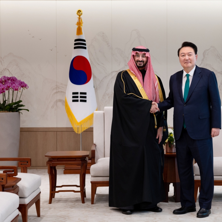 Yoon touts defense cooperation between S. Korea, Saudi Arabia