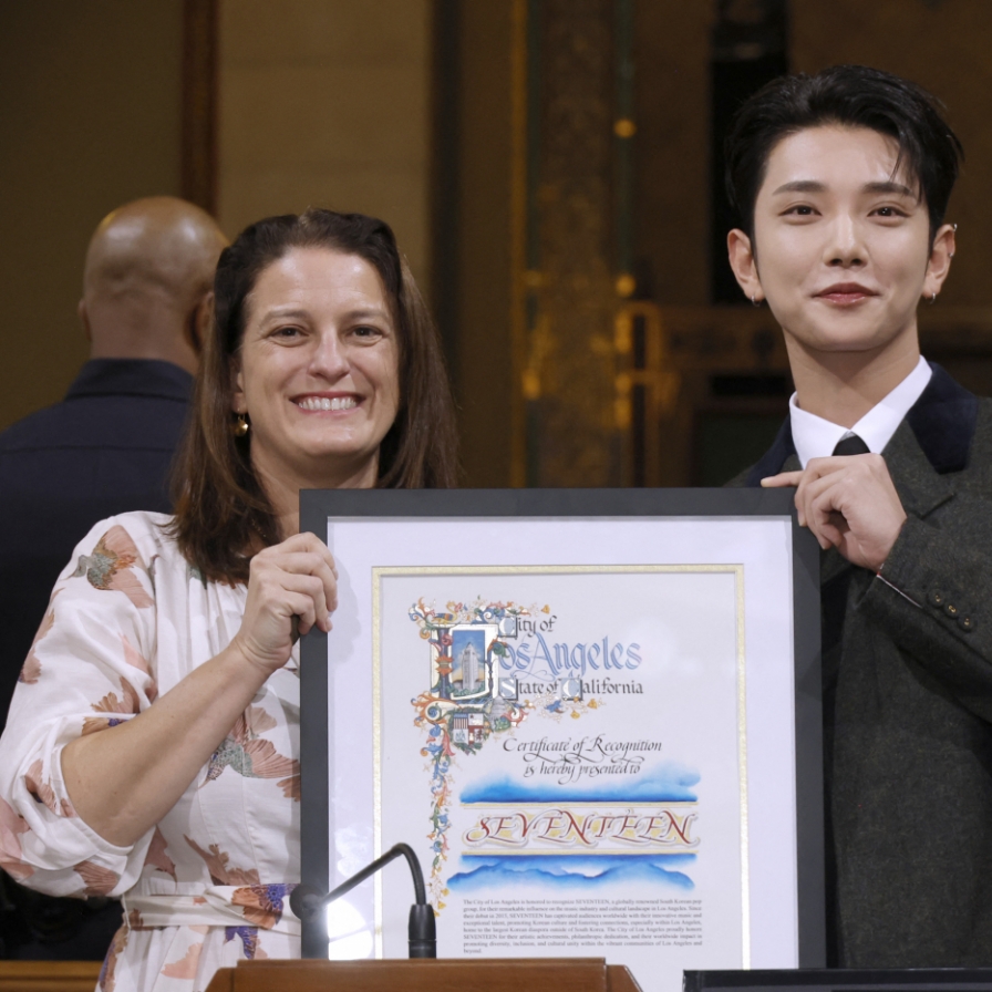 K-pop group Seventeen honored by Los Angeles for contribution to music