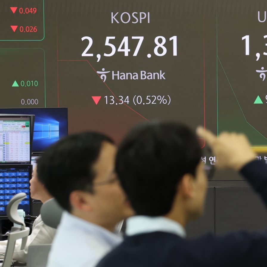 Seoul shares open lower on Trump uncertainties