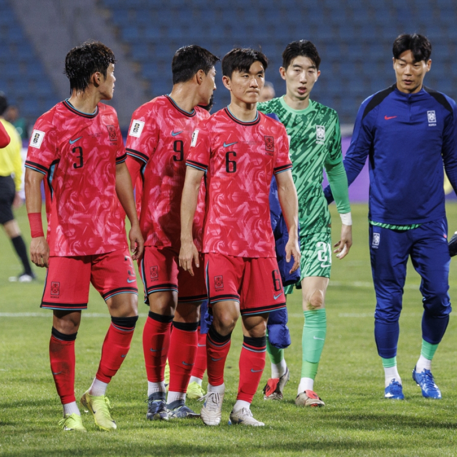 Despite draw vs. Palestine, S. Korea poised for World Cup berth past halfway point in qualifiers