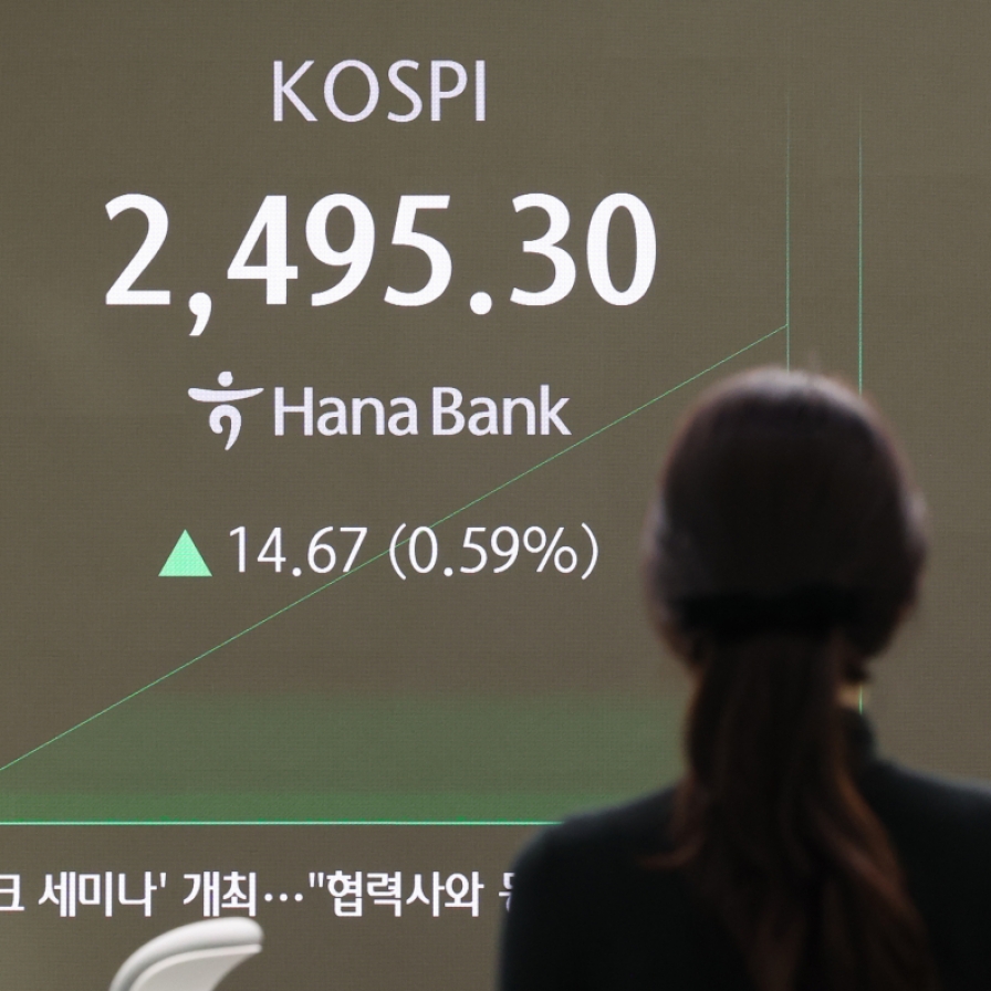 Seoul shares start higher on Wall Street gains