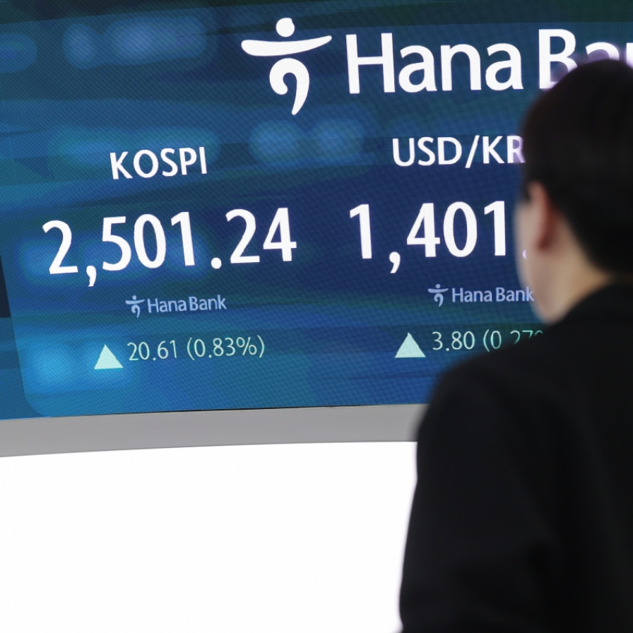 Seoul shares rise nearly 1% to top 2,500 on foreign buying