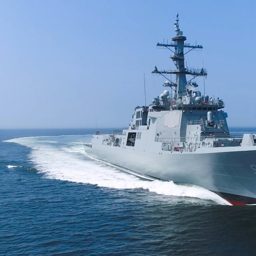 HD Hyundai delivers next-generation Aegis destroyer to Korean Navy