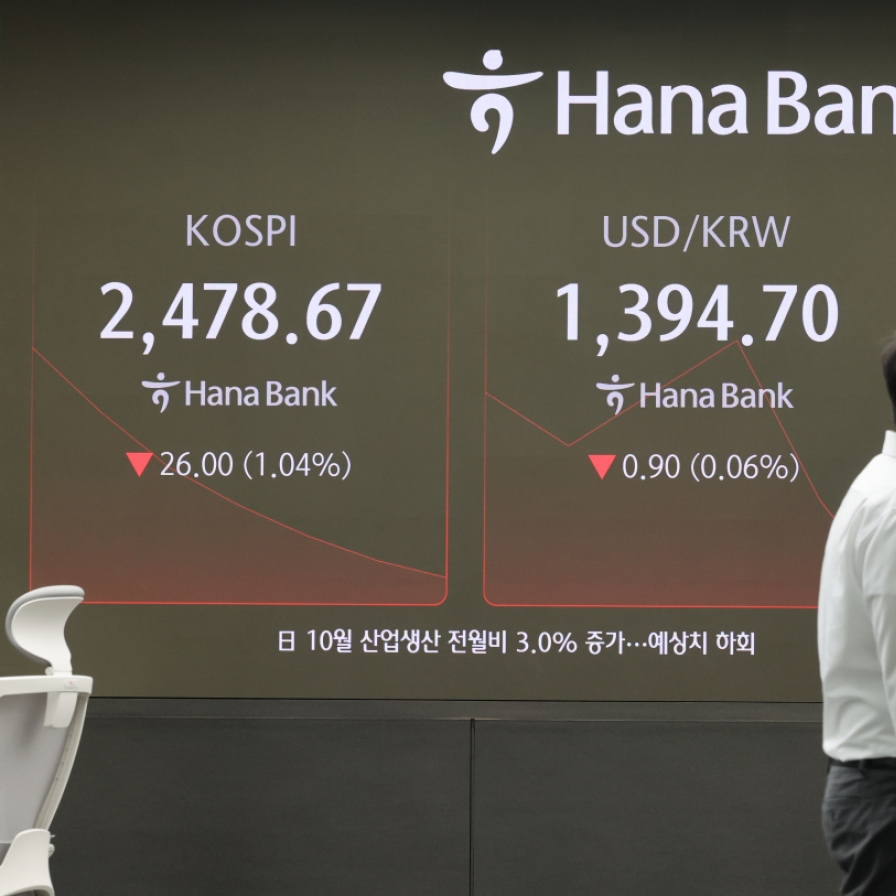 Seoul shares open lower on tech losses amid growth woes