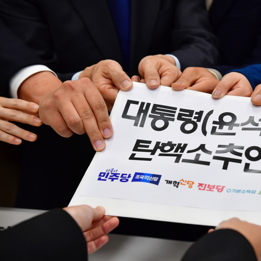 Opposition parties submit motion to impeach President Yoon Suk Yeol