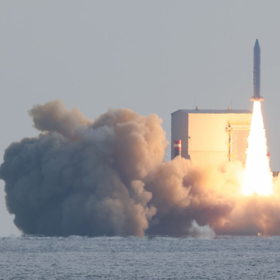 S. Korea successfully tests solid-fuel space rocket