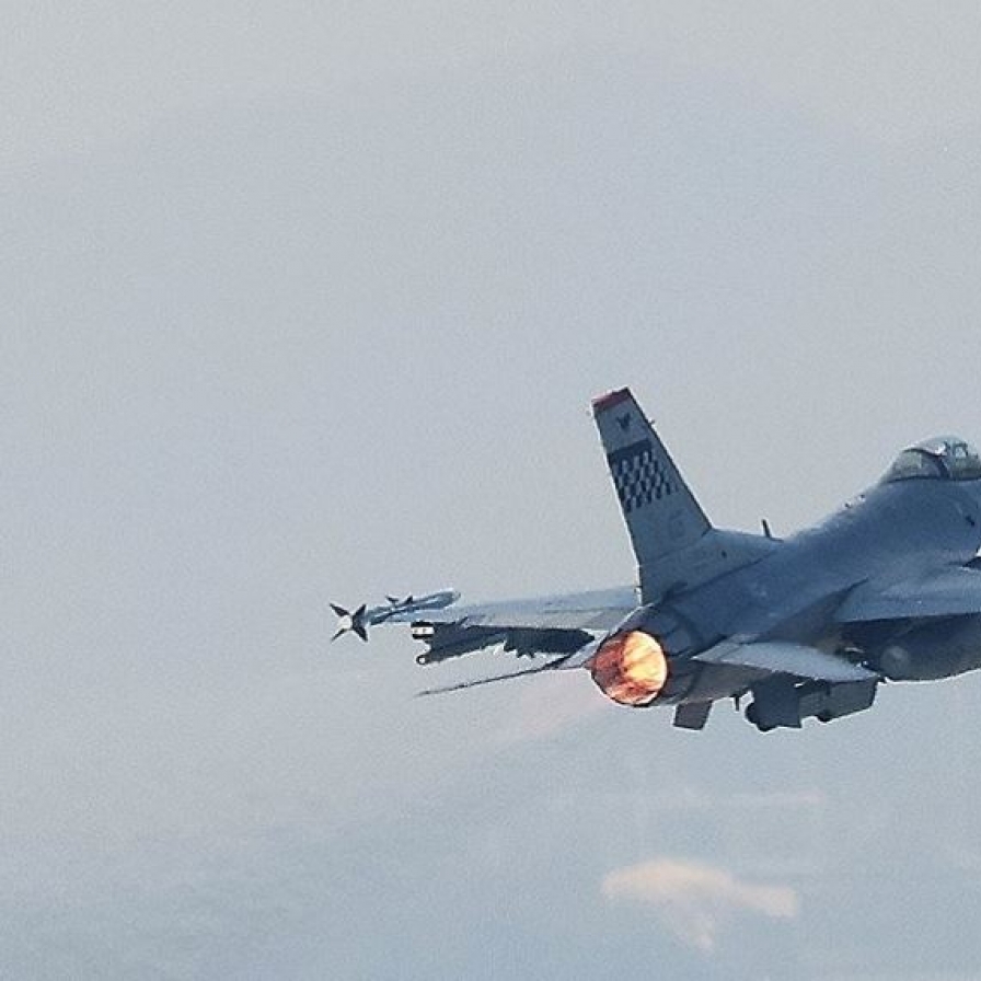 US F-16 fighter crashes near base in South Korea
