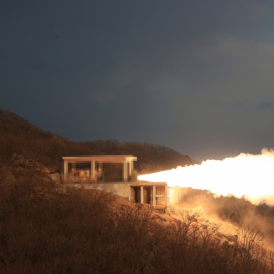 N. Korea conducts ground engine test for new hypersonic missile