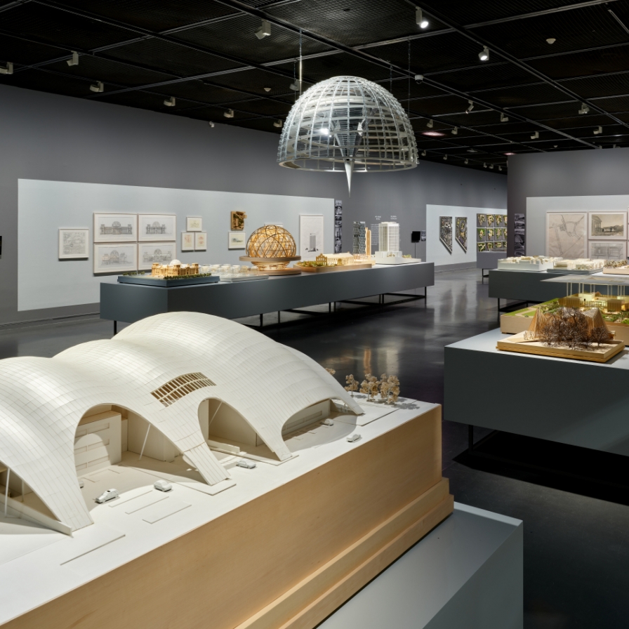 Norman Foster's largest exhibition in Asia highlights sustainability in architecture