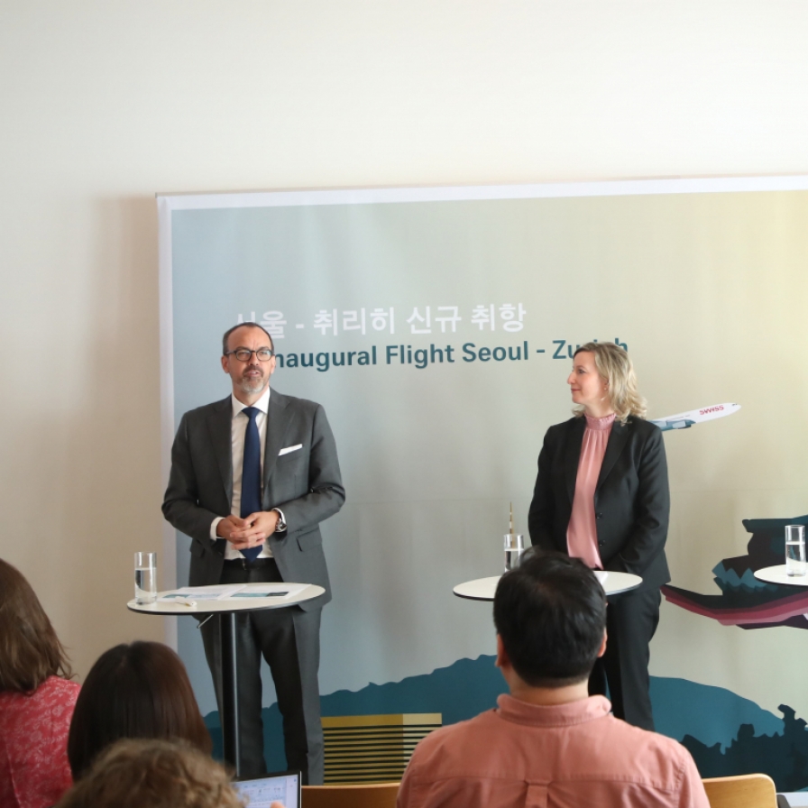 Swiss Air launches new Seoul-Zurich route after 27 years